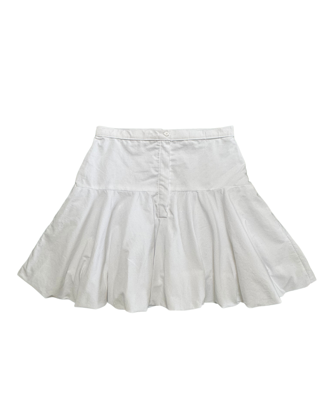 White bubble skirt